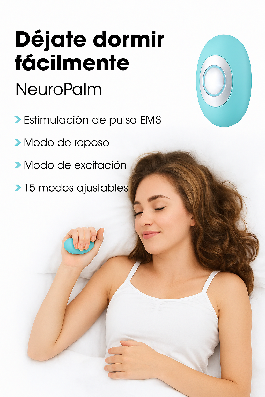 NeuroPalm | Dispositivo de mano para Ansiedad e Insomnio